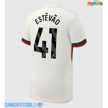 Camisa de time de futebol Chelsea Estevao Willian #41 Replicas 2º Equipamento 2025-26 Manga Curta